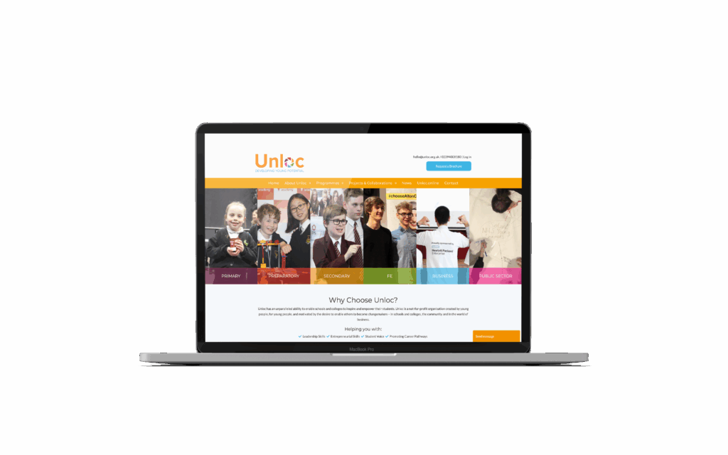 education website design