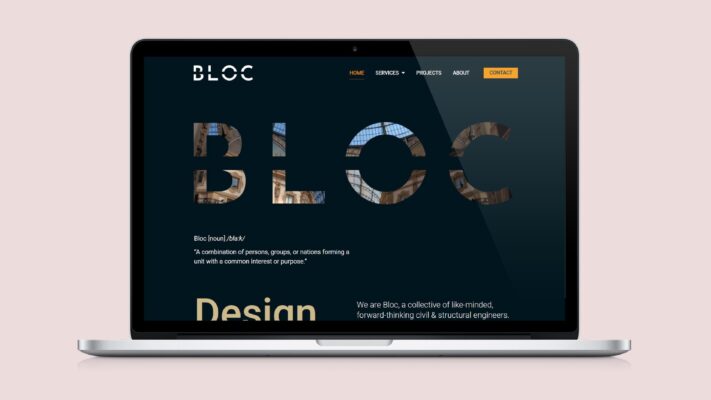 bloc structural engineering web design